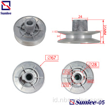 Motor mesin cuci Twin-tub Pulley D67mm